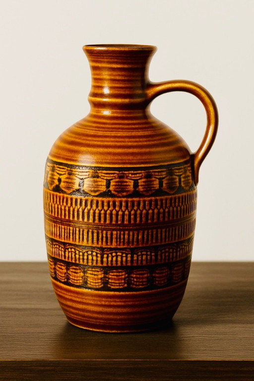 Bay West Germany vase from the 1960s. Ceramic