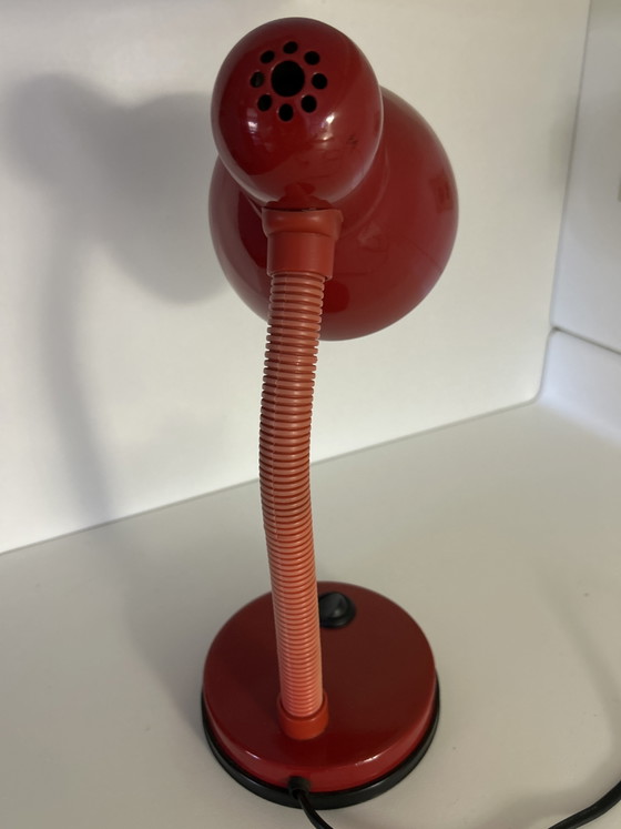 Retro-Schreibtischlampe E-Lite T2020 80er Jahre Rot – Schreibtischlampen, Metal, Plastic (photo 3 of 7)