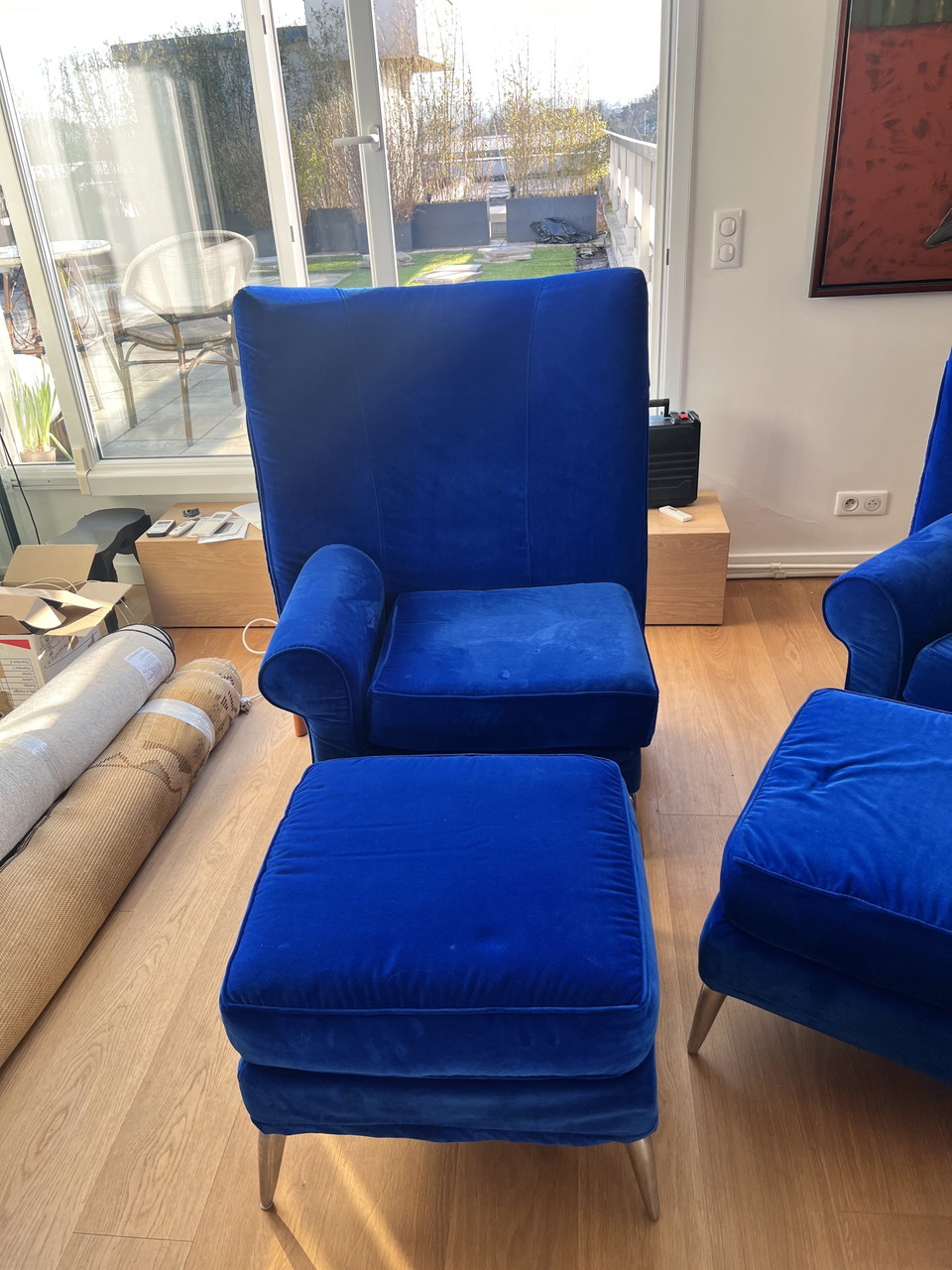 Salon Canapé Fauteuils Pouf Royalton Philippe Starck