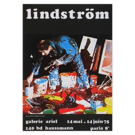Bengt LINDSTROM Expo 75 - Galerie Ariel Poster 1975