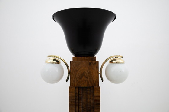 Image 1 of A pair of Art Deco floor lamps, Poland, circa 1940.