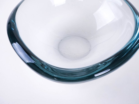 Image 1 of Bol de cristal, diseño danés, década de 1960, fabricado por Holmegaard.