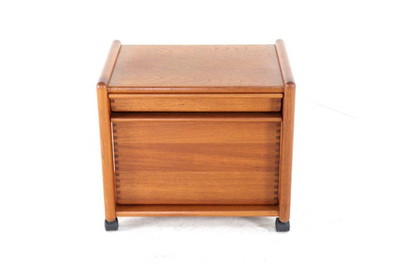 Aksel Kjersgaard trolley side cabinet model 309 vintage Danish, Storage cabinet, Wood, Brown (photo 7 of 17)