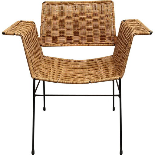 Vintage mandfauteuil van Herta Marta Witzemann voor Erwin Behr, jaren 1960