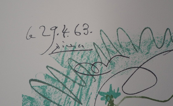 Pablo Picasso (1881-1973) (after) The Bouquet of Peace, Signed color lithograph – Lithographs & prints, Paper (photo 9 of 9)