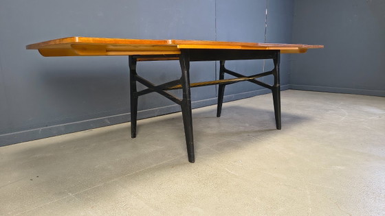 Image 1 of Mid century italian extendable dining table, 1950s 