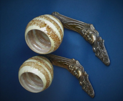 Pair of Art Deco Wall Sconces