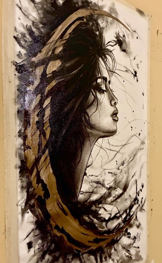 Beauty in Gold – Paintings & Drawings, Canvas (photo 4 of 12)