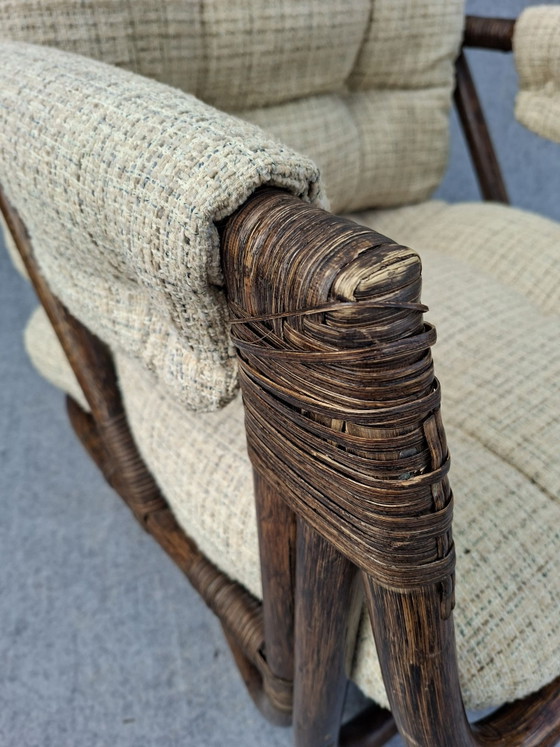 Fauteuil en Bambou – Rotin, Textile (photo 6 of 10)