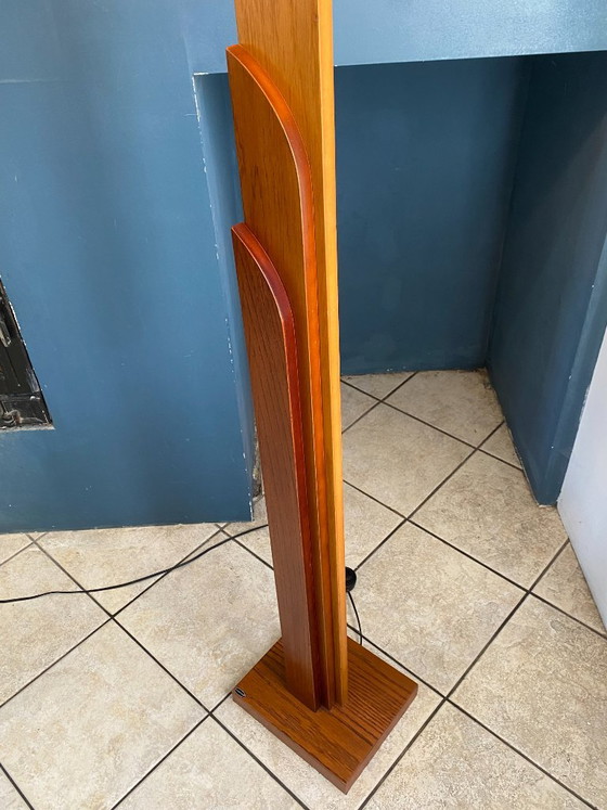 Lampada da terra vintage K-Lighting in teak scandinavo, anni '70 – Lampade da terra, Wood (photo 18 of 19)