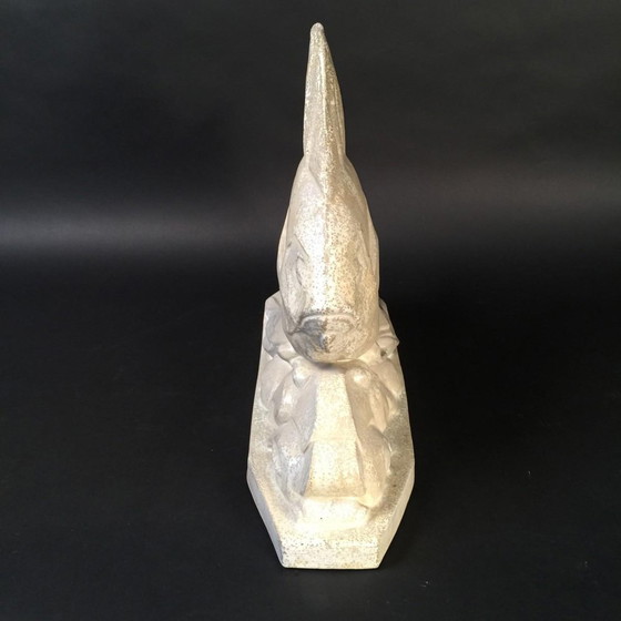 Roger Guérin, Grande Sculpture de poisson Art Déco, 1935, Grès – Ceramic, Art Deco (photo 9 of 11)