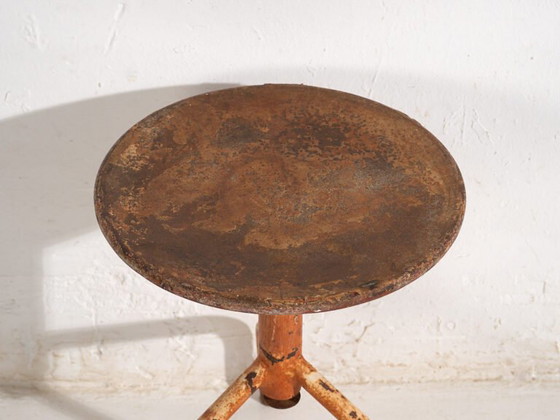 Tabouret vintage en métal (c.1950) #9 – Iron, Metal, Industrieel (photo 18 of 30)
