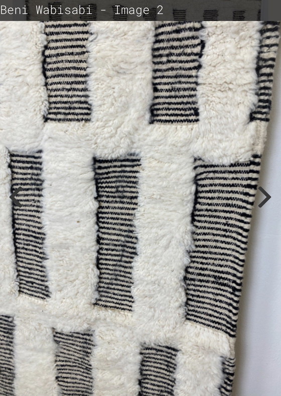 Image 1 of Beni Ourain carpet 3/2m Zanafi Designer 