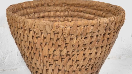 Cesta de mimbre antigua (c.1930) – Objetos decorativos, Wicker (photo 3 of 9)