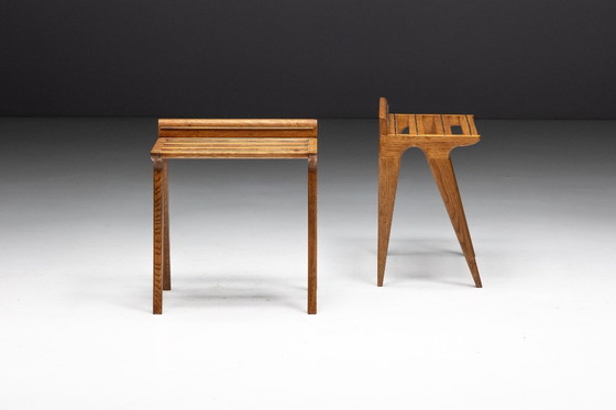 Image 1 of Porte-bagages conçus par Gio Ponti pour l'hôtel Parco, Italie, années 1950