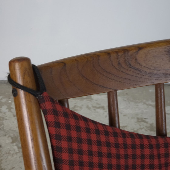 Image 1 of Frank Reenskaug, Bramin Møbler schommelstoel Deens teak 60's