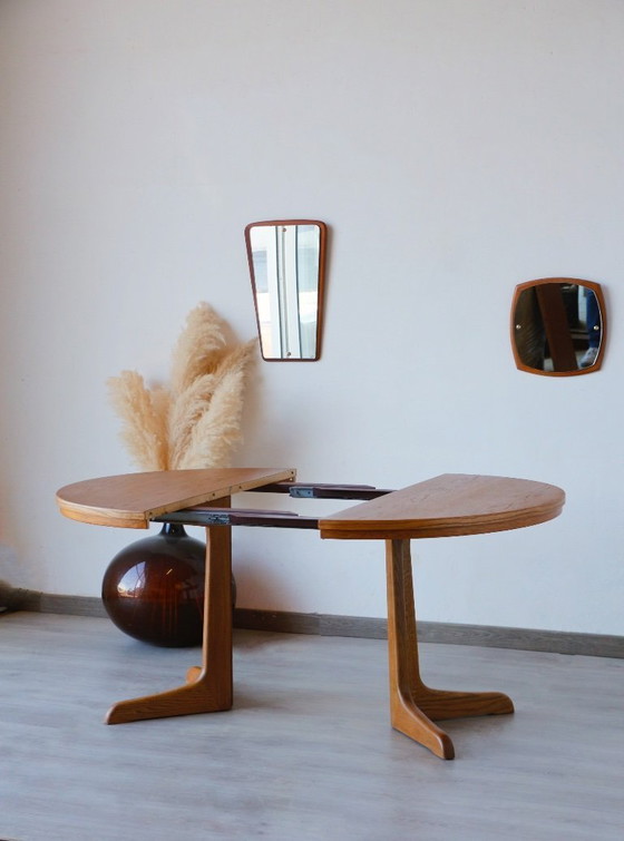 Image 1 of Extendable Vintage Oak Dining Table | Scandinavian Design