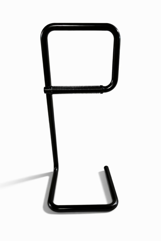 Image 1 of Originaler schwarzer Metall-Garderobenständer aus den 1980er Jahren