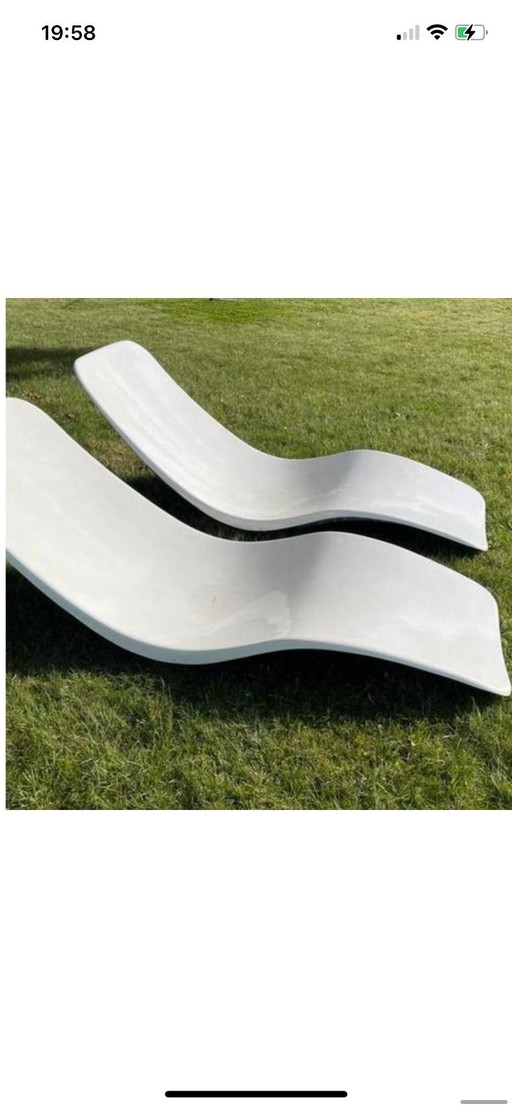 Ensemble de 2 chaises longues Eurolax R1 - Charles Zublena