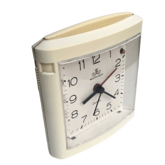 Image 1 of Alarm clock, vintage quartz clock MEISTER ANKER Germany 1980s