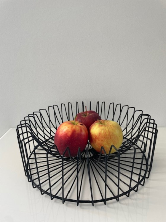 Image 1 of Frutero moderno de metal negro Ø34 cm