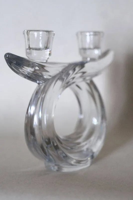 Portavelas de cristal Vannes – Vidrio, Art Deco (photo 4 of 5)