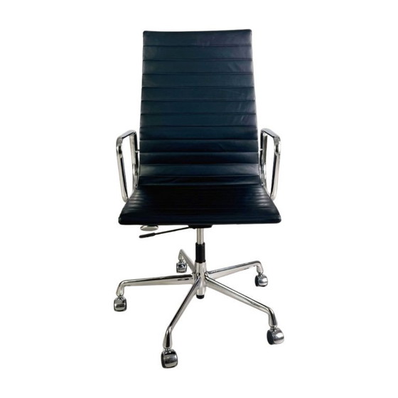 Image 1 of Vitra EA 119 office chair Charles & Ray Eames Hopsak leather high