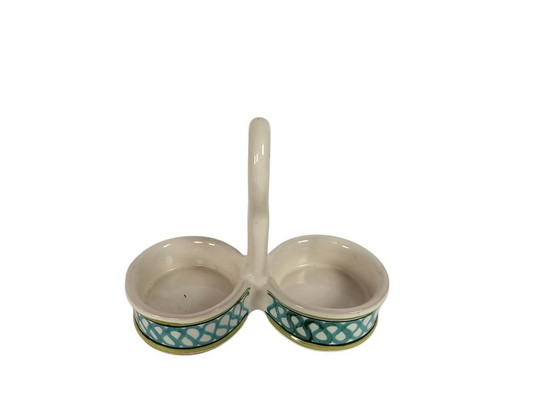 Image 1 of L'Apria Ceramiche Orvieto - salières et poivrières - Majolique - Italie 