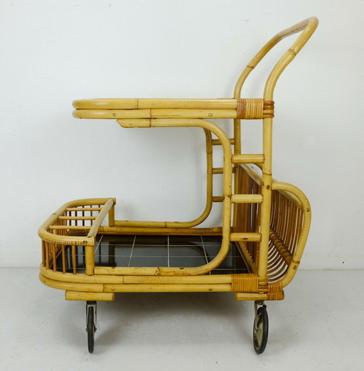 Chariot de service Mid Century
