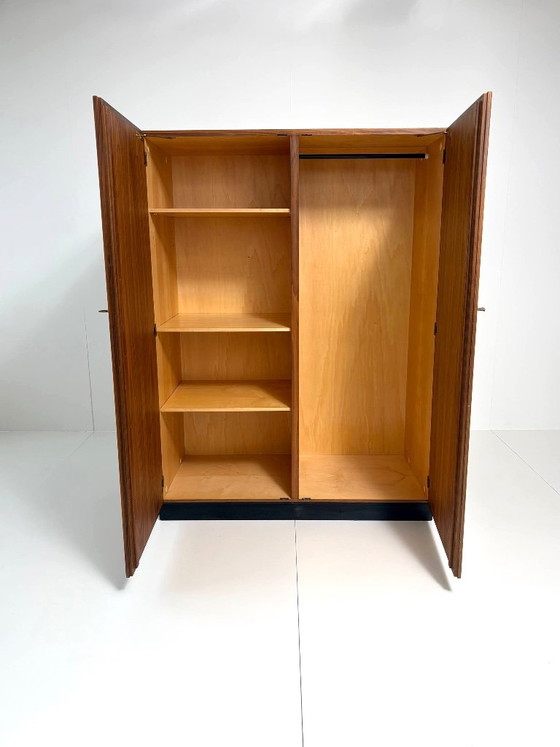 SWISS-FORM Wardrobe – Swiss Mid-Century Design, 1960s – Wall cabinet, Wood (photo 5 of 20)