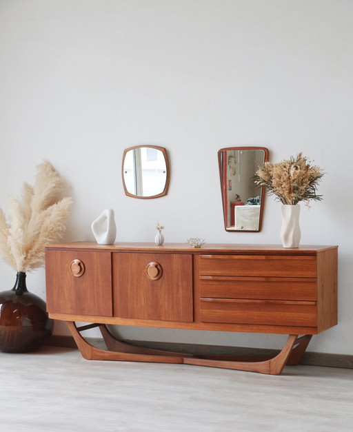 Vintage Beautility teak sideboard - 1960s