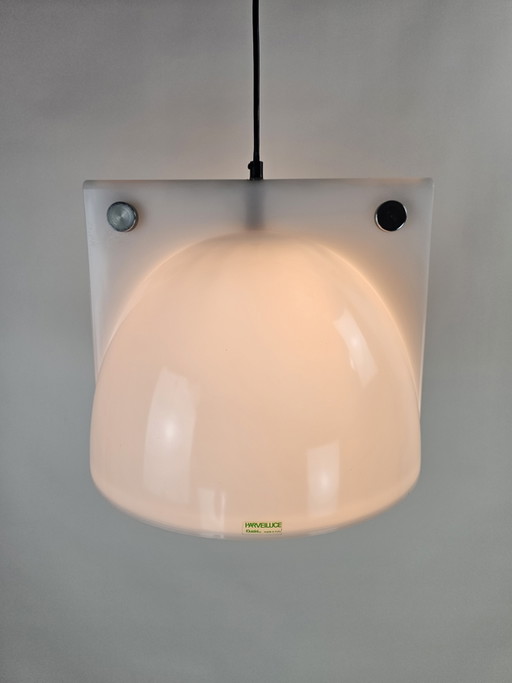 Modell Orion Hängelampe von Ermanno Lampa und Sergio Brazzoli für Guzzini – hanglampen, Plastic, Vintage