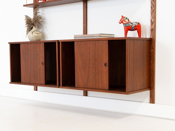 Teak Modular Shelving Unit, Danish Design, 1960s, Made in Denmark – Wood (photo 9 of 15)