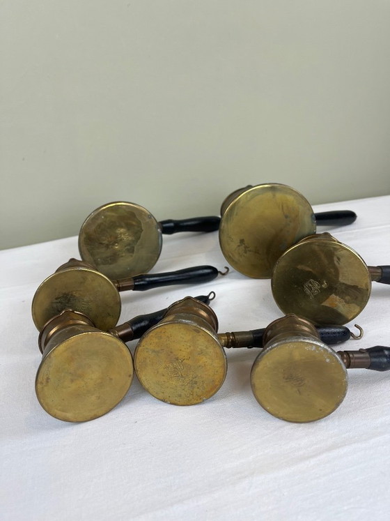 Ensemble de cezves / cafetières orientales vintage – Accessoires de cuisine, Bois, Laiton (photo 10 of 11)