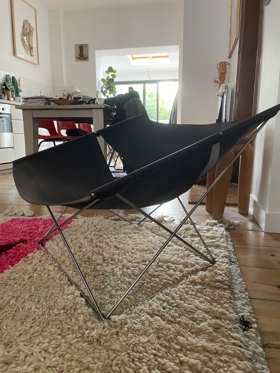 Pierre Paulin - Butterfly F675 – Chairs and lounge chairs, Leather, Metal (photo 5 of 5)