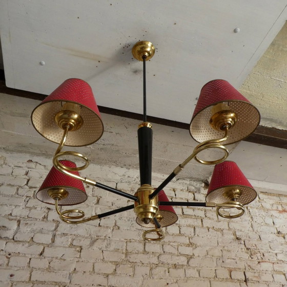 Lustre Mid-Century, France, années 1950 – Mid Century Modern (photo 4 of 7)