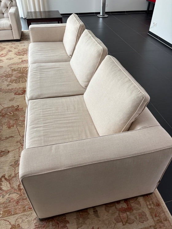 Canapé 3 places, textile beige, Maxalto, Canapés 3 places, Modern (photo 3 sur 8)