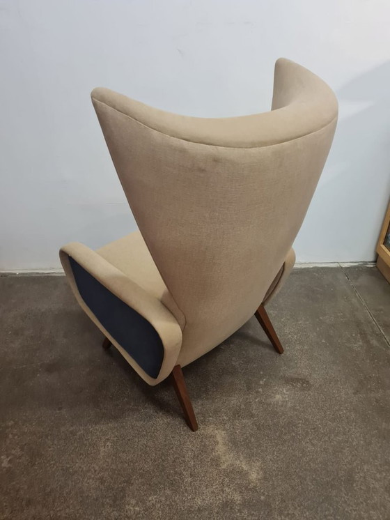 Image 1 of Mid-Century Modern Ear Chair, Czechoslovakia, 1960s