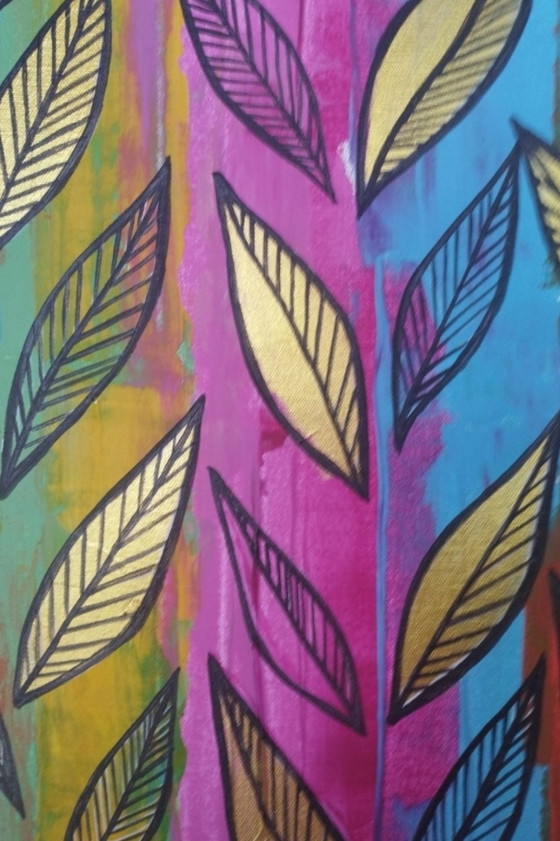 Image 1 of Natia Antadze "Hojas doradas" XXL