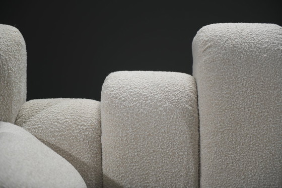 Image 1 of Zeldzame vintage Dromadaire sectionele bank van Hans Hopfer voor Roche Bobois Frankrijk