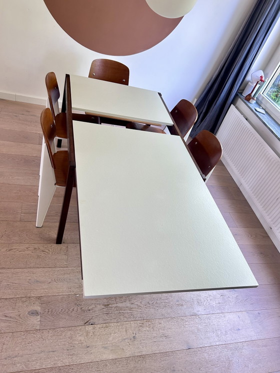 Image 1 of Cees Braakman Pastoe TU30 extendable dining table - wenge-formica