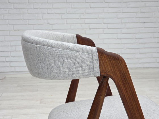 Image 1 of 1960s, Danish design by Th.Harlev, model 205, set of 4 reupholstered chairs.