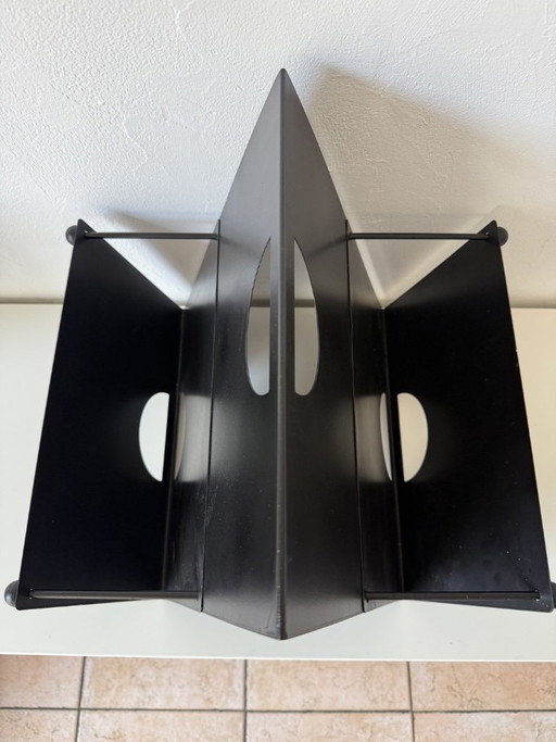 Tijdschriftenrek jaren 80 design Memphis Starck vinyl rek Dj Cassina Flos – Iron (photo 2 of 9)