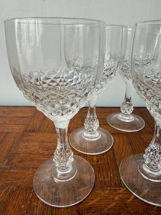 Image 1 of Juego de 6 copas de tallo Luminarc fabricadas en Francia