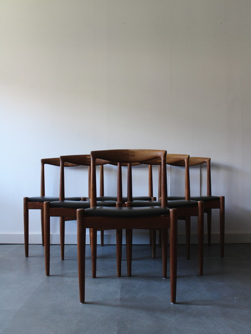 Vintage Danish Dining Chairs By Arne Vodder For Vamo
