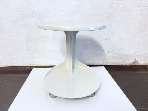 Image 1 of Plastic theewagen, bijzettafel, Space Age-design, jaren 70