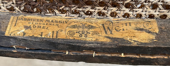 Image 1 of Pair of antique bentwood chairs – Weill & Co (circa 1900)