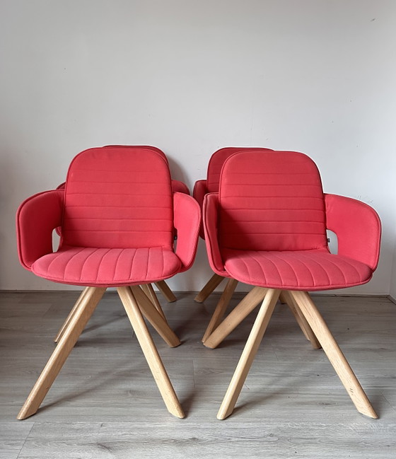 Image 1 of 4x Arco Flux design eetkamerstoelen 