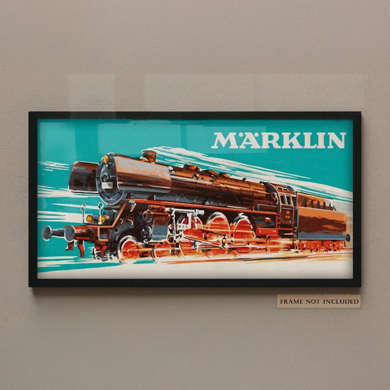 Affiche MARKLIN Locomotive Train Miniature – Décorations murales, Papier, Art Nouveau (photo 5 of 5)