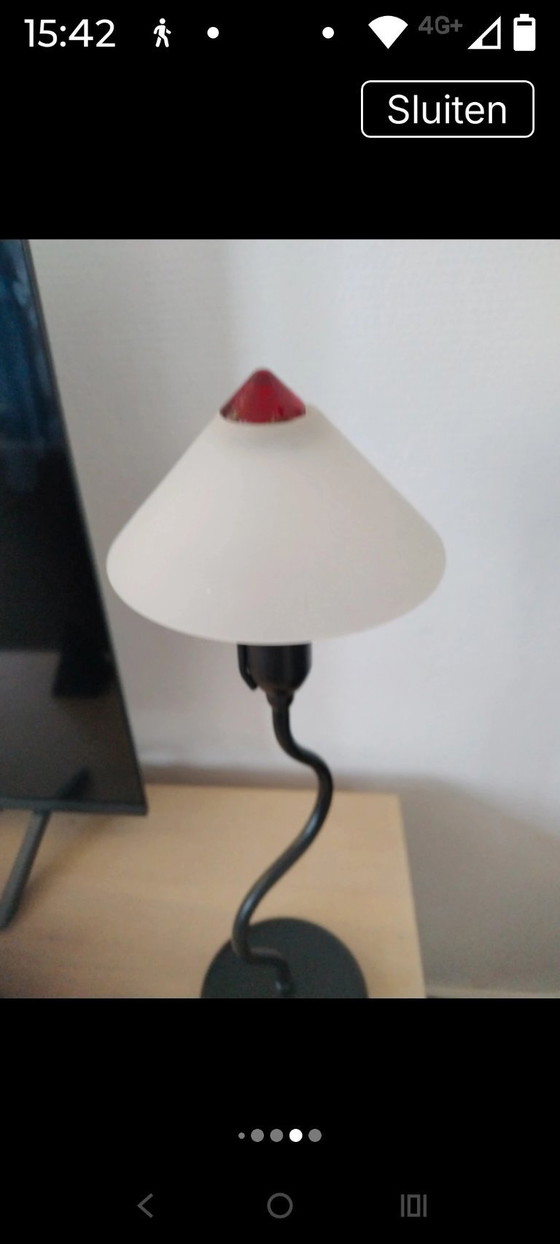 Image 1 of Vintage Italiaanse Design Tafellamp –  Giesse AF Cinquanta – Memphis Style